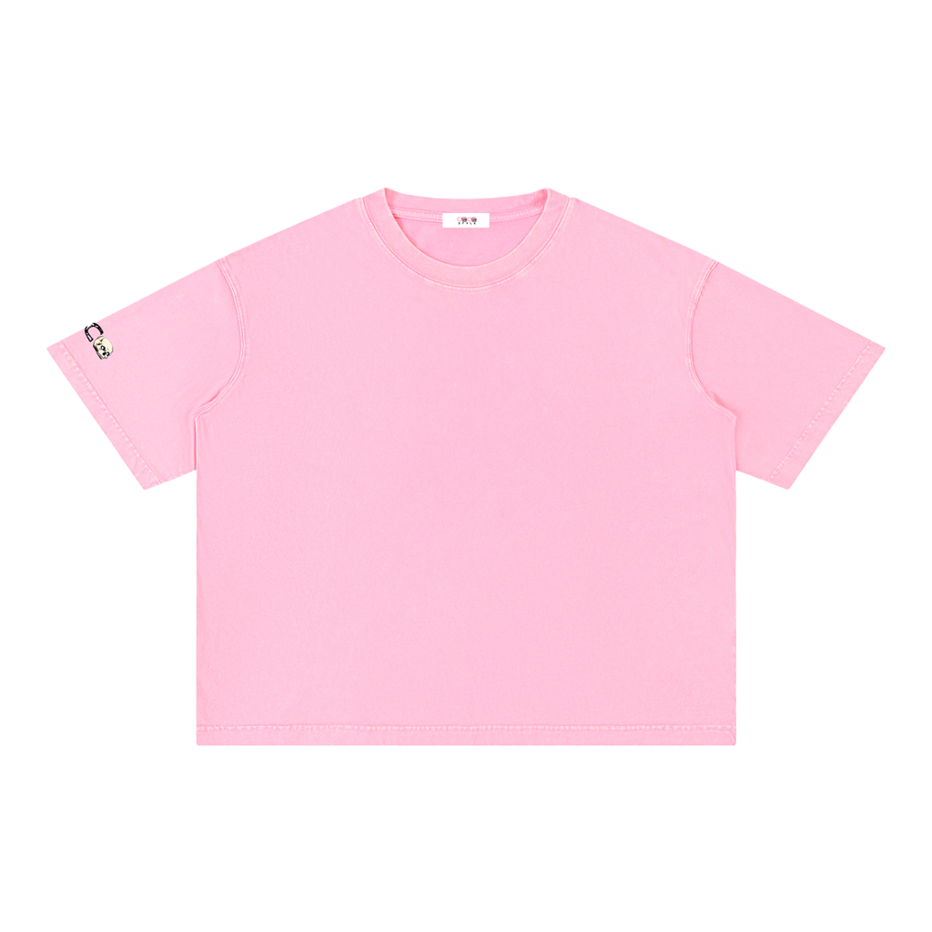 Mineral Wash Boxy Cotton T-Shirt