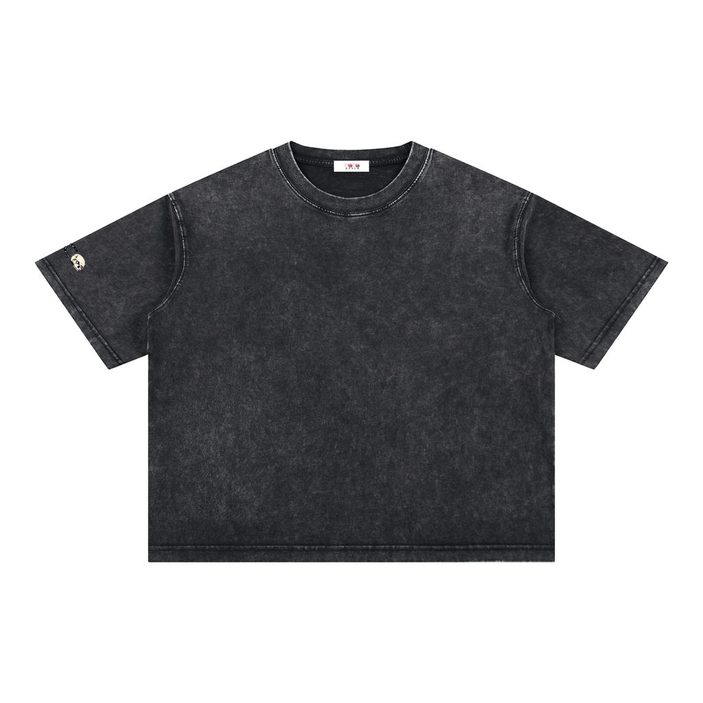 Mineral Wash Boxy Cotton T-Shirt