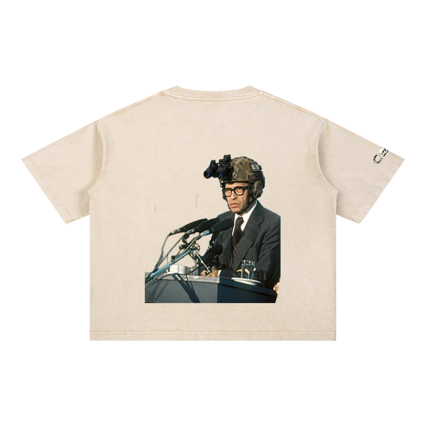 Mineral Wash Boxy Cotton T-Shirt