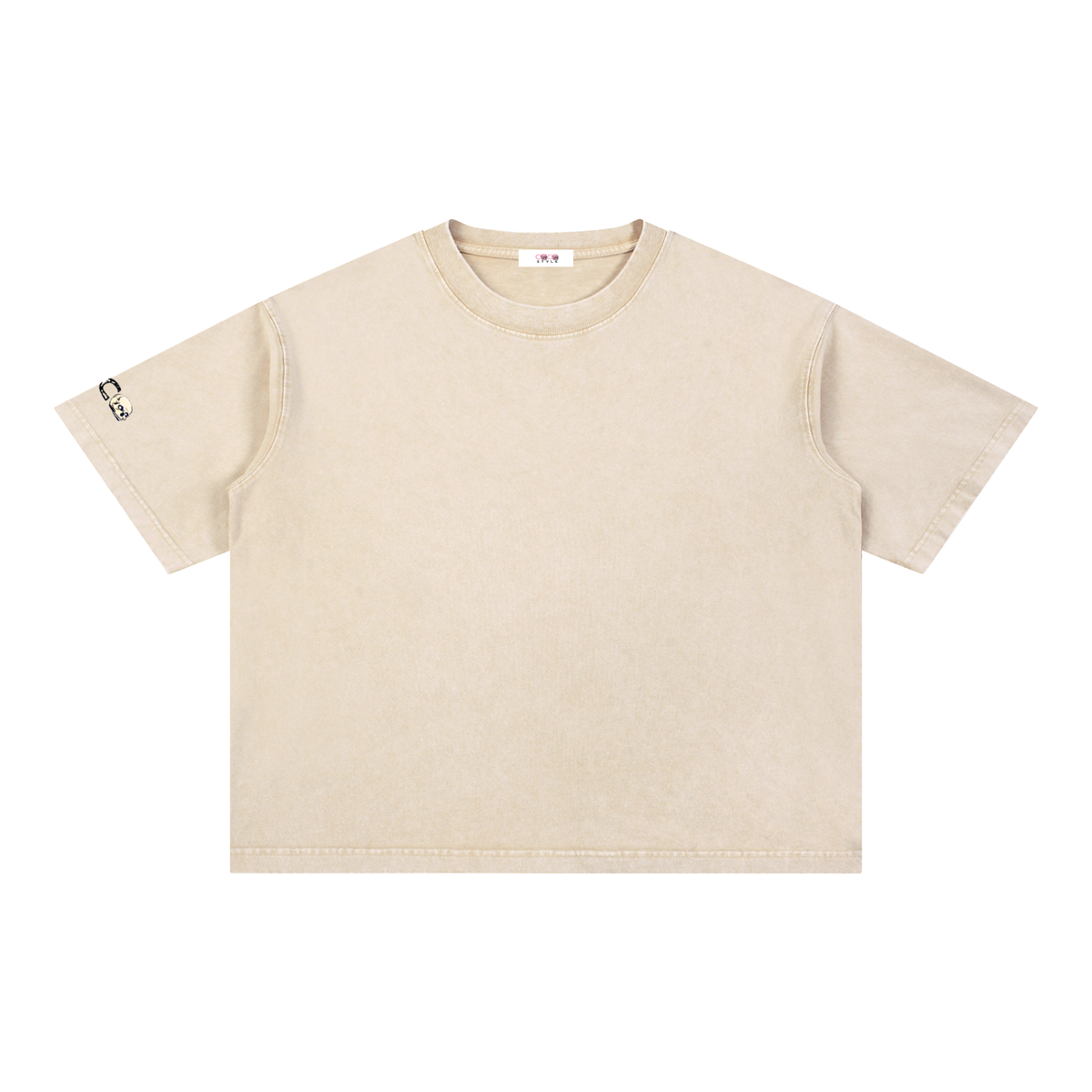 Mineral Wash Boxy Cotton T-Shirt