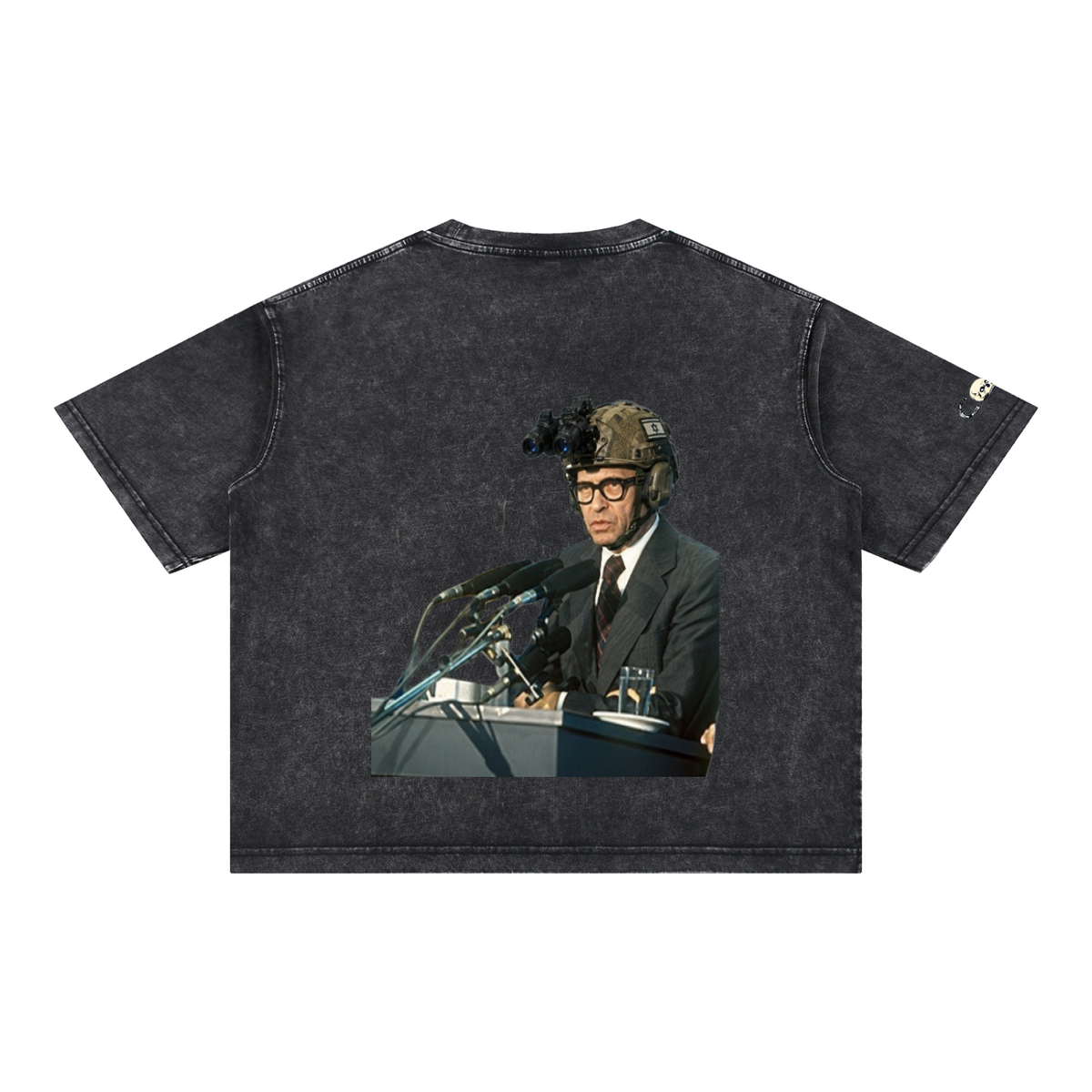 Mineral Wash Boxy Cotton T-Shirt